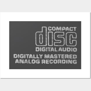 compact disc logo Posters and Art